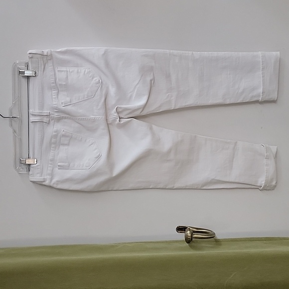 Kenneth Cole Reaction White Denim Cropped Pants Size 8 - Picture 9 of 15